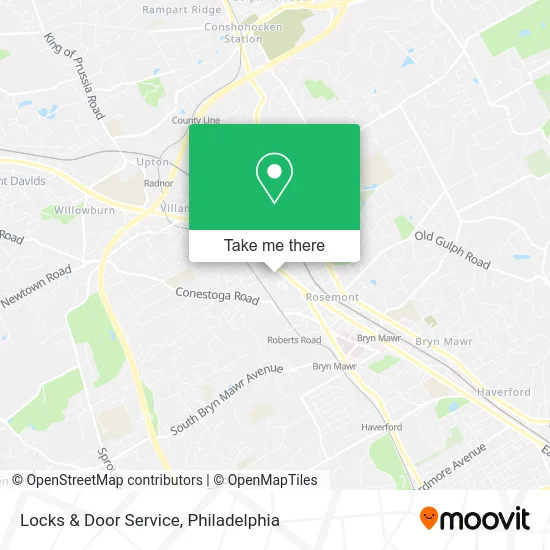 Locks & Door Service map