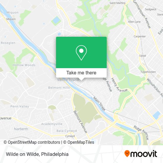 Mapa de Wilde on Wilde