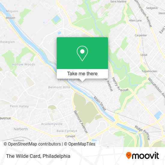 The Wilde Card map
