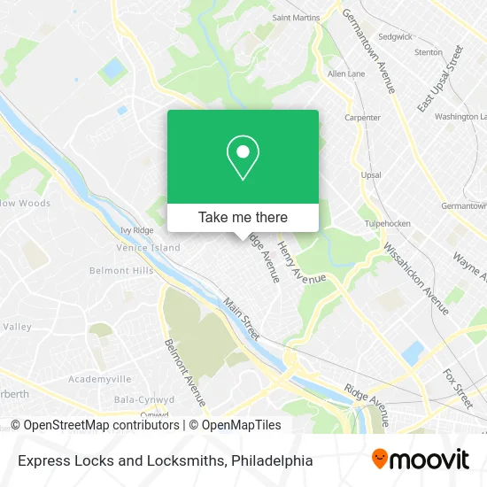 Express Locks and Locksmiths map