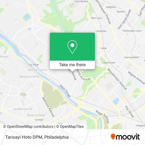 Mapa de Tarisayi Hoto DPM