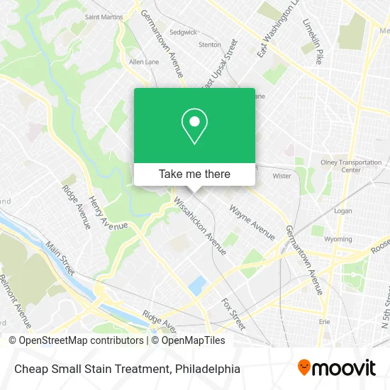 Cheap Small Stain Treatment map