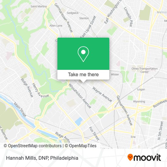 Mapa de Hannah Mills, DNP