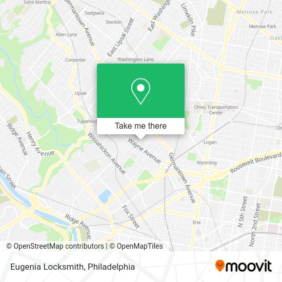 Eugenia Locksmith map
