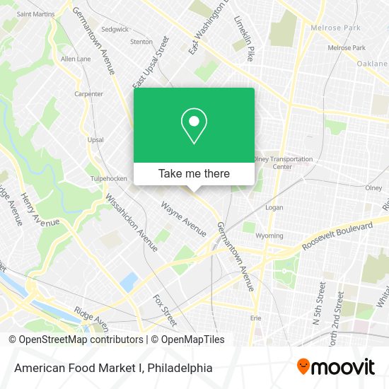 Mapa de American Food Market I
