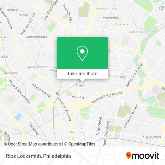 Mapa de Rios Locksmith