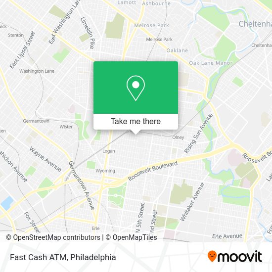 Mapa de Fast Cash ATM