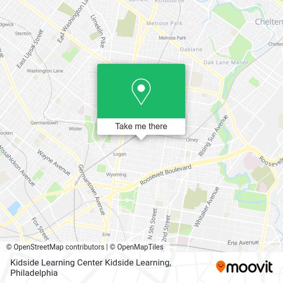 Mapa de Kidside Learning Center Kidside Learning