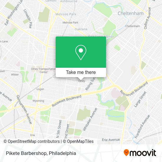 Pikete Barbershop map