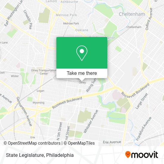 State Legislature map