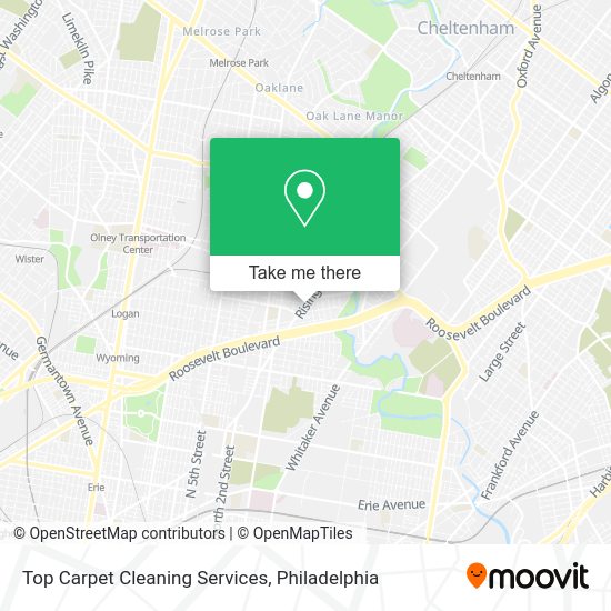 Top Carpet Cleaning Services map