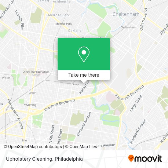 Upholstery Cleaning map