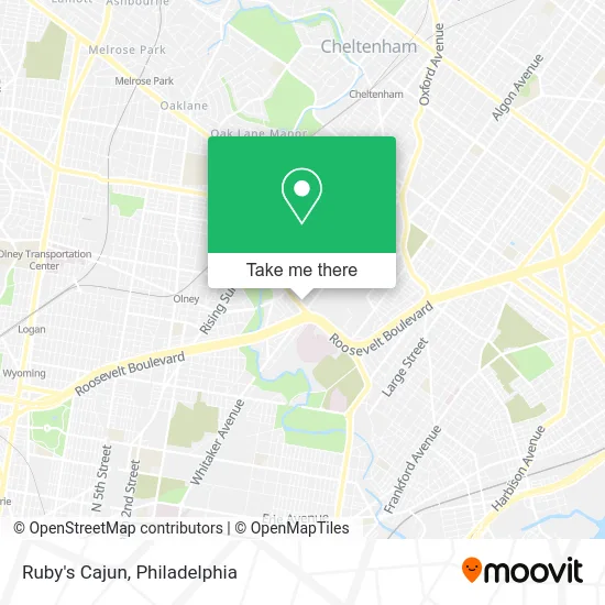 Ruby's Cajun map