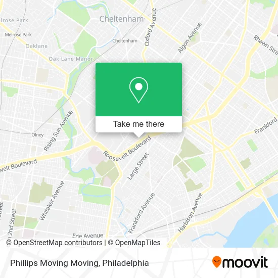 Phillips Moving Moving map
