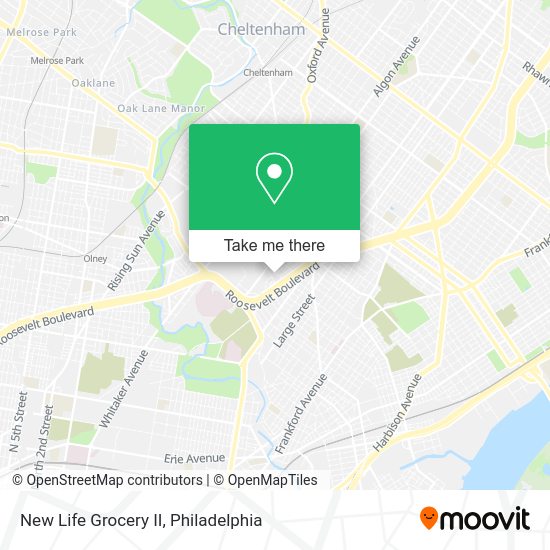 Mapa de New Life Grocery II