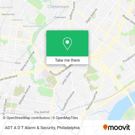 Mapa de ADT A D T Alarm & Security