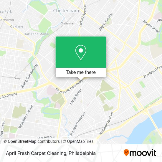 April Fresh Carpet Cleaning map