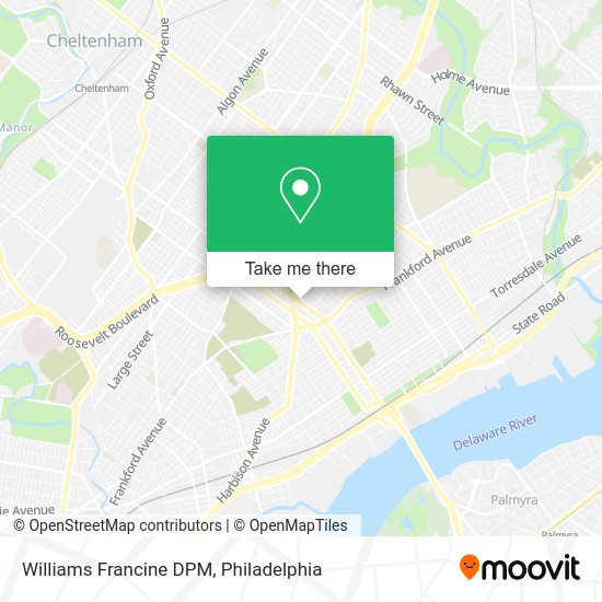 Williams Francine DPM map