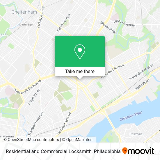 Mapa de Residential and Commercial Locksmith