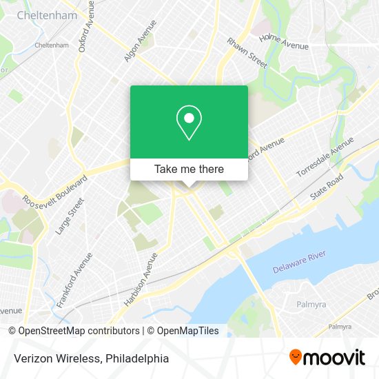 Mapa de Verizon Wireless