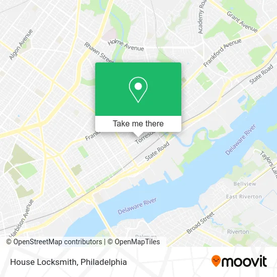 House Locksmith map