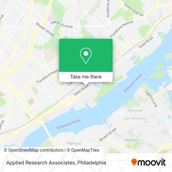 Applied Research Associates map