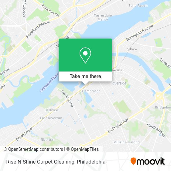 Rise N Shine Carpet Cleaning map