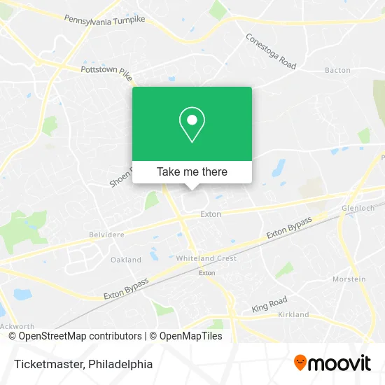 Ticketmaster map