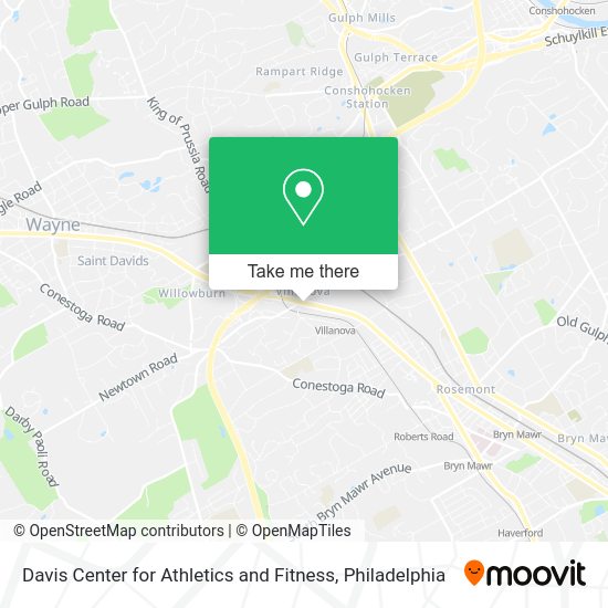 Mapa de Davis Center for Athletics and Fitness
