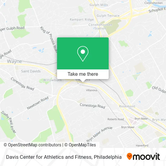 Mapa de Davis Center for Athletics and Fitness