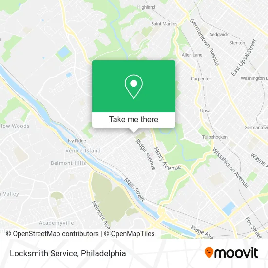 Locksmith Service map