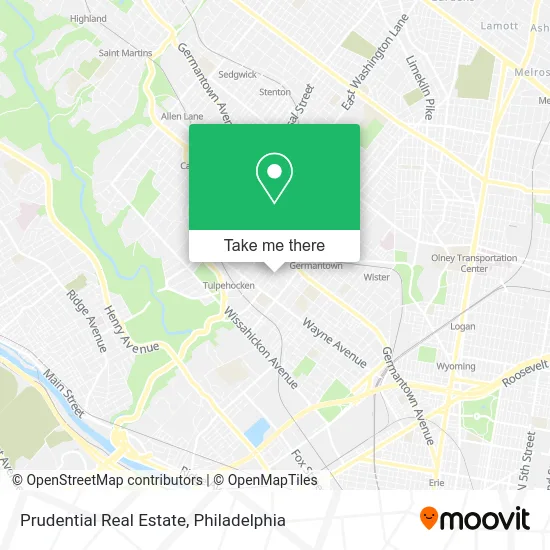 Prudential Real Estate map