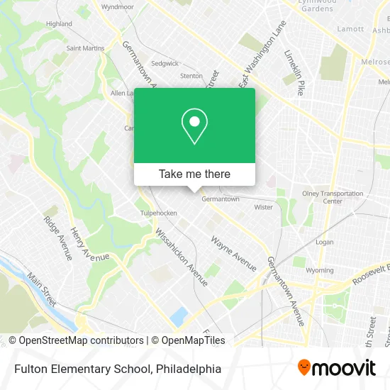 Fulton Elementary School map