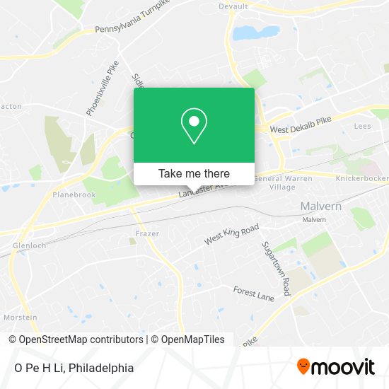 Mapa de O Pe H Li