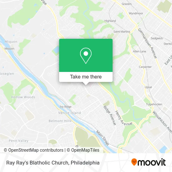 Ray Ray's Blatholic Church map