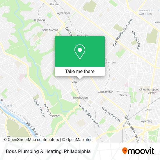 Mapa de Boss Plumbing & Heating