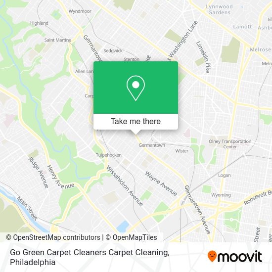 Go Green Carpet Cleaners Carpet Cleaning map