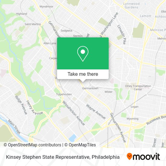 Mapa de Kinsey Stephen State Representative