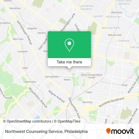 Northwest Counseling Service map
