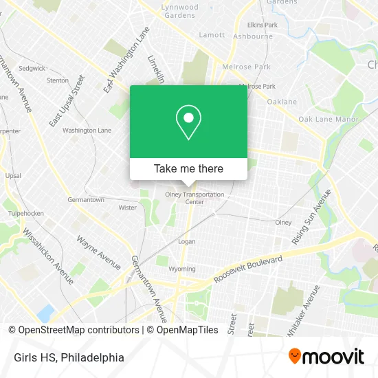 Girls HS map