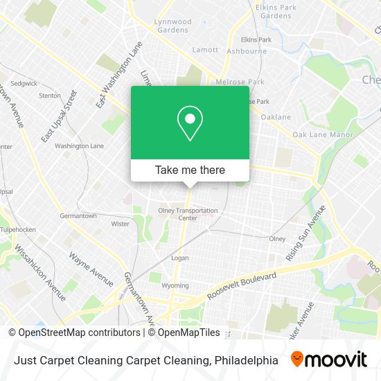 Just Carpet Cleaning Carpet Cleaning map