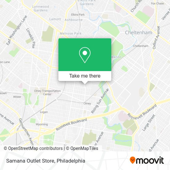 Samana Outlet Store map