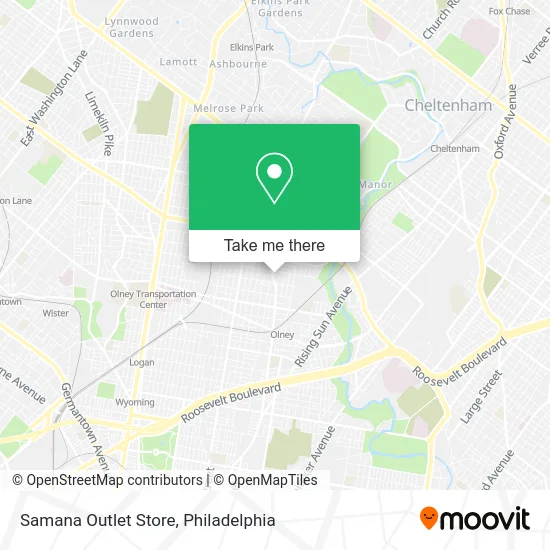 Mapa de Samana Outlet Store