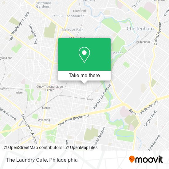 The Laundry Cafe map