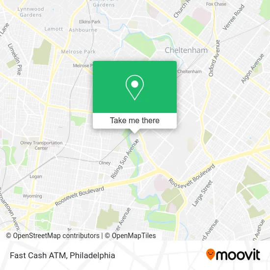 Mapa de Fast Cash ATM