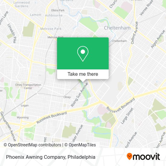 Mapa de Phoenix Awning Company