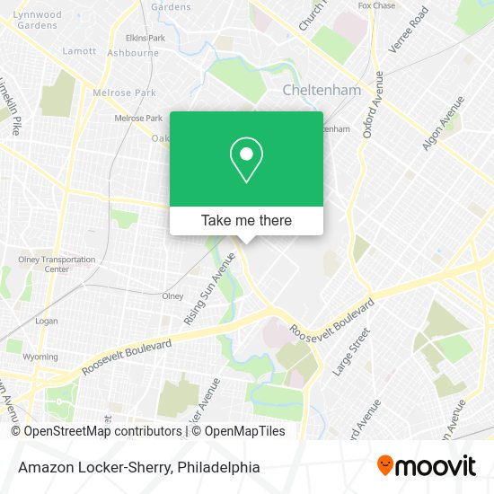 Amazon Locker-Sherry map