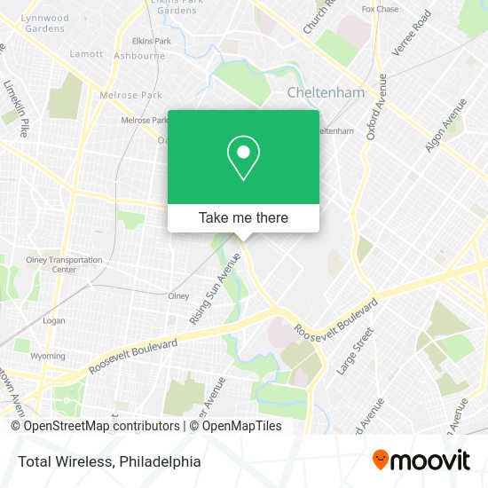 Total Wireless map