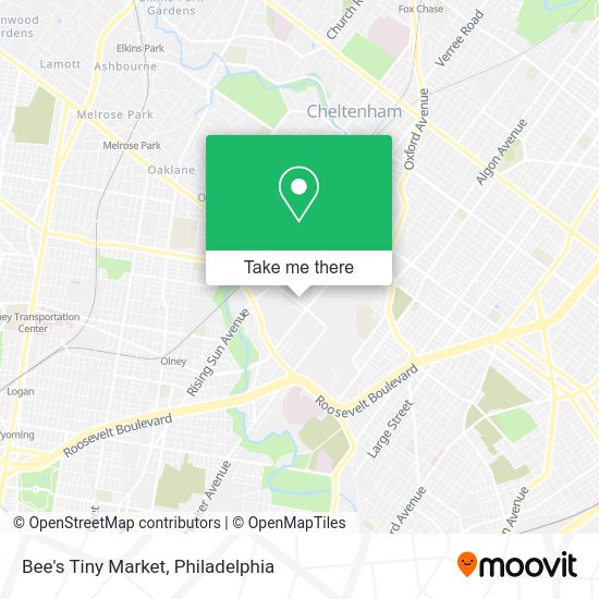 Mapa de Bee's Tiny Market