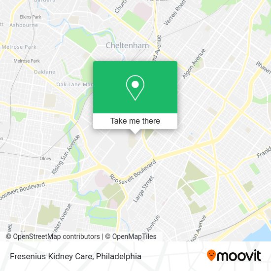 Fresenius Kidney Care map